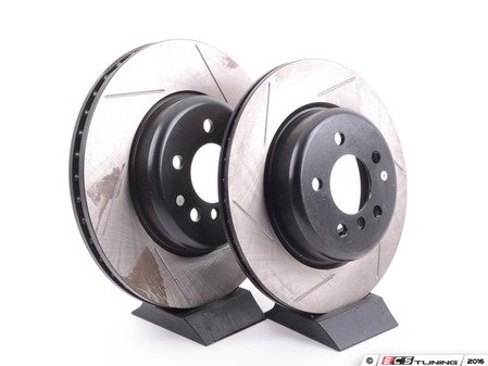 ES#3033087 - 34116775277GS - Gas-Slotted Brake Rotors - Front  - This design removes performance robbing outgas and material dust caused by braking - StopTech - BMW