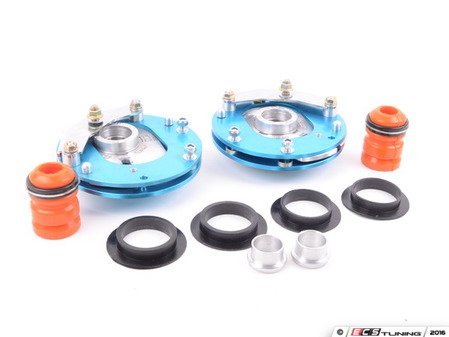 ES#3141691 - 192616-3N - Stage 3 Camber Plates - Track - Easily adjust front camber for the first time, with additional toe adjustment - installs in place of stock strut mounts. Intended for high performance competition use. - KMAC - BMW
