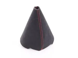 BFI Manual Alcantara Shift Boot - Red Stitching