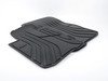 ES#2728384 - 51472285310 - BMW Base Line Rubber Floor Mats - Front - Black/Black rubber floor mats - Genuine BMW - BMW