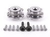 ES#2826409 - 008442ecs01KT - Front Wheel Bearing And Hub Assembly Kit - Includes the left and right side bearing and hub pressed together for you! - Assembled By ECS - Audi