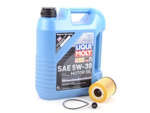 ES#3199976 - 11427512446kt5 - MINI Liqui Moly 5w-30 Oil Service Kit Gen 1 - With ECS Magnetic Drain Plug - All in one service for your MINI - Assembled By ECS - MINI