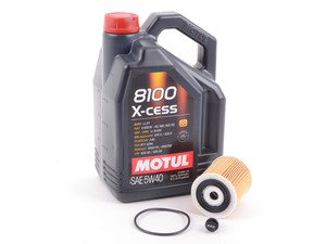 ES#3199978 - 11427512446kt7 - MINI Motul 8100 X-Cess 5w-40 Oil Service Kit Gen 1 - With ECS Magnetic Drain Plug - All in one service for your MINI - Assembled By ECS - MINI