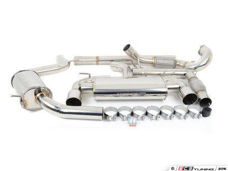 ES#3097743 - EXHTB0007CAT - 3" Turbo-Back Exhaust System - Complete stainless steel exhaust with high flow converter - CTS - Volkswagen