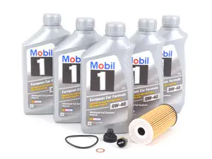 MINI Mobil 1 0w-40 Oil Service Kit Gen 3 1.5L - With ECS Magnetic Drain Plug