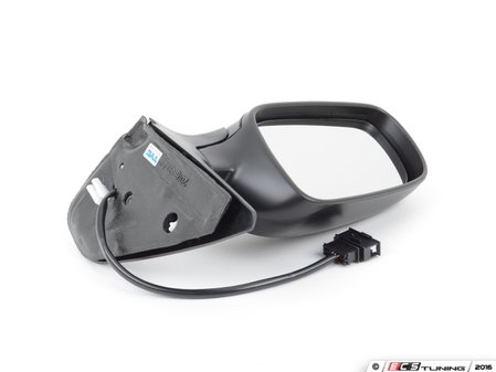 ES#3195876 - 1J1857507D - Rear View Mirror Assembly - Left Side - Complete power mirror assembly, heated mirror lens and black mirror covers - TYC - Volkswagen