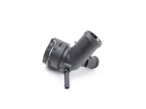ES#2743102 - 5Q0122291BL - Upper Radiator Coolant Hose Adapter  - Replace that cracked fitting - Genuine Volkswagen Audi - Volkswagen