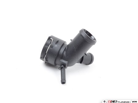 ES#2743102 - 5Q0122291BL - Upper Radiator Coolant Hose Adapter  - Replace that cracked fitting - Genuine Volkswagen Audi - Volkswagen