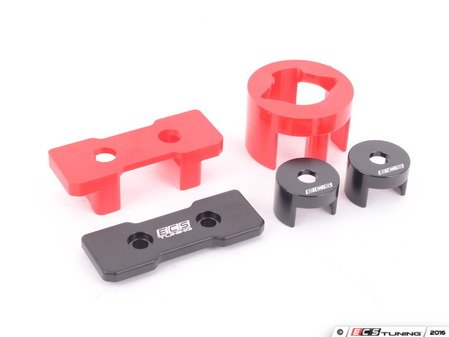 ES#3194637 - 019208ecs01KT1 -  Complete Drivetrain Mount Insert Kit - Decrease slop and increase drivetrain rigidity and response! - ECS - Audi