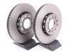 ES#1899318 - 8e0698003 - Front Brake Service Kit - Includes Brembo Rotors & Vaico Pads - Assembled By ECS - Volkswagen