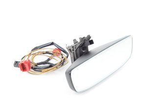 ES#3186660 - 000072548F - Enhanced Rear View Mirror With HomeLink - Adds HomeLink functionality, auto-dimming, and an electronic compass to your vehicle with a modern frameless design - Genuine Volkswagen Audi - Volkswagen