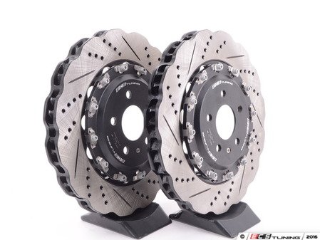 ECS - 003281ecs02kt2KT - Front Brake Kit - Stage 1 - 2-Piece Scalloped