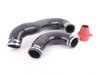 ES#3195091 - 018325ECS01KT3 - Silicone Intercooler Hose Set - Includes oversized silicone pipes for the intercooler inlet and outlet - ECS - Audi
