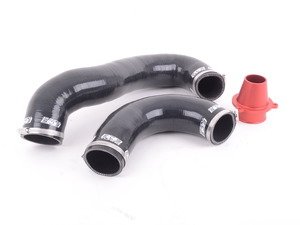 ES#3195091 - 018325ECS01KT3 - Silicone Intercooler Hose Set - Includes oversized silicone pipes for the intercooler inlet and outlet - ECS - Audi