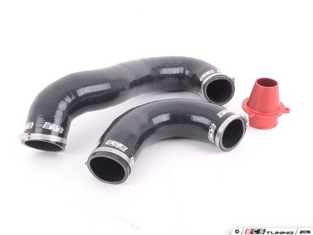 ES#3195091 - 018325ECS01KT3 - Silicone Intercooler Hose Set - Includes oversized silicone pipes for the intercooler inlet and outlet - ECS - Audi