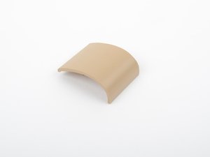 ES#420142 - 7L6885658B7G8 - Center Seat Belt Filler Piece - Beige - Replace your missing trim piece - Genuine Volkswagen Audi - Volkswagen