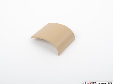 ES#420142 - 7L6885658B7G8 - Center Seat Belt Filler Piece - Beige - Replace your missing trim piece - Genuine Volkswagen Audi - Volkswagen
