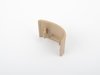 ES#420142 - 7L6885658B7G8 - Center Seat Belt Filler Piece - Beige - Replace your missing trim piece - Genuine Volkswagen Audi - Volkswagen