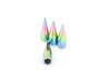 ES#3170853 - 4PCNEOVSSPIKES - Spike Valve Stem Caps - Neo Chrome - Lightweight anodized spike valve stem caps measuring 1.25" high! - Sickspeed - BMW Volkswagen MINI