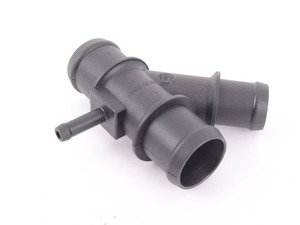 ES#3411827 - 1K0121087H - Coolant Distribution Pipe  - Found in the upper radiator hose, this piece is prone to cracking - Hudson - Audi Volkswagen