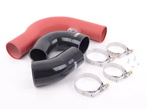 High Flow Throttle Pipe Kit - Wrinkle Red