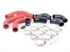 ES#3134091 - 009037ECS01-02KT -  High Flow Intercooler Charge Pipe Kit - Wrinkle Red - Gain up to 10 WHP and 10 Ft-lbs TQ with our complete Intercooler Charge Pipe Upgrade Kit! - ECS - Audi Volkswagen