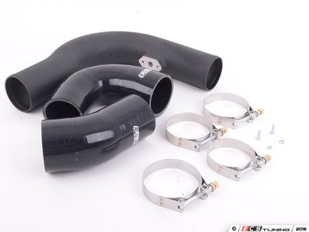ES#3134081 - 009037ECS08-01 - High Flow Throttle Pipe Kit - Wrinkle Black - Improve airflow and reduce restrictions with our High Flow Throttle Pipe Kit - ECS - Audi Volkswagen