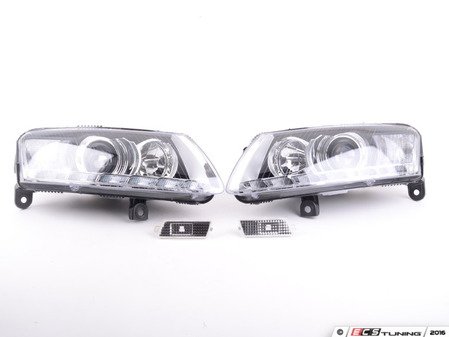 ES#3173523 - 4461124PXLDCEM - DRL Bi-Xenon Headlight Set - (NO LONGER AVAILABLE) - Ditch those stock headlights! - Depo - Audi