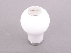 ES#2996851 - MMSKTDPWH - Teardrop Shift Knob - White - Heavy stainless steel & thermoplastic shift knob - Mishimoto - Audi Volkswagen MINI Porsche
