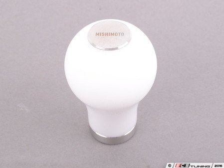 ES#2996851 - MMSKTDPWH - Teardrop Shift Knob - White - Heavy stainless steel & thermoplastic shift knob - Mishimoto - Audi Volkswagen MINI Porsche