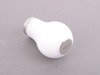 ES#2996851 - MMSKTDPWH - Teardrop Shift Knob - White - Heavy stainless steel & thermoplastic shift knob - Mishimoto - Audi Volkswagen MINI Porsche