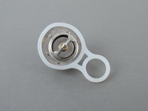 ES#2813516 - 11537596787 - Thermostat W/ Gasket (white gasket) - Keeps you MINI cool and running at the right temp - Hamburg Tech - MINI