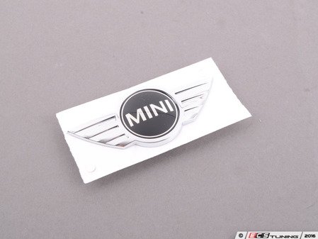 ES#2530875 - 51142759223 - MINI Cooper Rear Trunk Emblem - Replace that faded or damaged chrome with new - Genuine MINI - MINI
