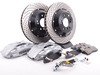ES#3048373 - 83.154.004G.62 - StopTech rear 4 piston big brake kit (345x28mm) - (NO LONGER AVAILABLE) - Comes with 4 piston silver calipers, 2 piece uncoated drilled rotors and stainless steel brake lines. - Includes brackets and mounting bolts - StopTech - 