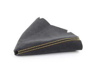 ES#3178007 - 5234-1K-205 - BFI Manual Alcantara Shift Boot - Yellow Stitching - Compliment your BFI shift knob with a custom shift boot made from the finest materials available - Black Forest Industries - Volkswagen