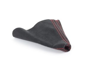 ES#3178009 - 5234-1K-232 - BFI DSG / Automatic Alcantara Shift Boot - Red Stitching - Compliment your BFI shift knob with a custom shift boot made from the finest materials available - Black Forest Industries - Volkswagen