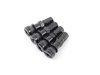 ES#3170901 - 4PCVSW/CAPBLK - Aluminum Valve Stems With Hex Caps - Black  - Lightweight anodized valve stems with hex caps - Sickspeed - BMW Volkswagen MINI