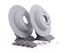 ES#2770453 - 210421251264KT14 - Rear Brake Service Kit - Featuring Genuine Mercedes-Benz Rotors And Pads - Genuine Mercedes Benz - Mercedes Benz