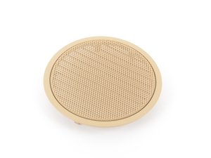 ES#98536 - 51416969385 - Beige Door Speaker Cover - Priced Each - Fits left and right side, front and rear locations. - Genuine BMW - BMW