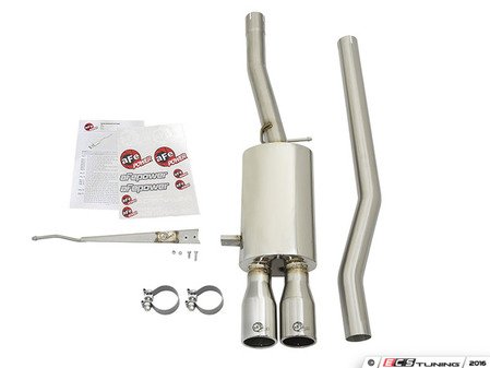 ES#3209824 - 49-36331-P - Exhaust Systems - Cat-Back - MACH Force-Xp 304 Stainless Steal Cat-Back Exhaust with Polished Tips - AFE - MINI