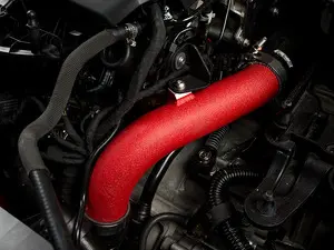 High Flow Turbo Outlet Pipe Kit - Wrinkle Red