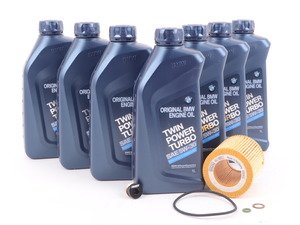ES#3135659 - 013862ECS01A-2KT - Genuine BMW Oil Change Kit - with ECS Magnetic Oil Drain Plug - Everything for an oil service with BMW Twin Power Turbo oil and ECS Magnetic Oil Drain Plug! - Assembled By ECS - BMW