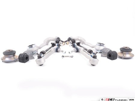 ES#2960925 - 31102283577KT3 - Front Suspension Refresh Kit - Level 2 - Control arms, end links, sway bar bushings, strut mounts and tie rods for a total front suspension rebuild - Assembled By ECS - BMW