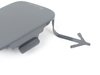 ES#3013460 - 4M0807241B4W3 - Front Tow Hook Cover - Anthracite - Covers the location in the front core support for the tow hook - Genuine Volkswagen Audi - Audi