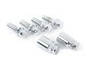 ES#3191469 - LGE0102CR - 2.17" Lock Bolt Kit - Chrome - (NO LONGER AVAILABLE) - Includes 4 Conical seat locking lug bolts and 2 lock keys - VMS Racing - 