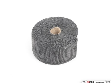 ES#3183728 - TS-EW-2X25BK - Universal Fiberglass Exhaust Wrap - 2" X 25ft - Increase power by containing exhaust heat - Black - Torque Solution - 