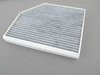 ES#3202691 - 8K0819439B - Charcoal Lined Cabin Filter / Fresh Air Filter - The activated charcoal filters odor from reaching the cabin - Hengst - Audi Porsche