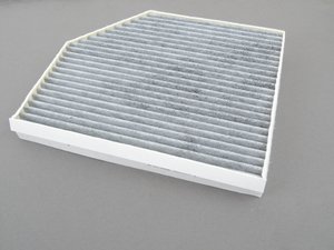 ES#3202691 - 8K0819439B - Charcoal Lined Cabin Filter / Fresh Air Filter - The activated charcoal filters odor from reaching the cabin - Hengst - Audi Porsche