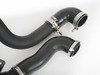 ES#4876150 - 015120LAEBKT - MQB Cast Aluminum Intercooler Upgrade & High Flow Intercooler Charge Pipe Kit - Wrinkle Black - Bolt on up to +37 WHP / +5 WTQ! - Enthusiast Bundles - Audi Volkswagen
