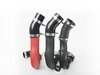 ES#4876150 - 015120LAEBKT - MQB Cast Aluminum Intercooler Upgrade & High Flow Intercooler Charge Pipe Kit - Wrinkle Black - Bolt on up to +37 WHP / +5 WTQ! - Enthusiast Bundles - Audi Volkswagen